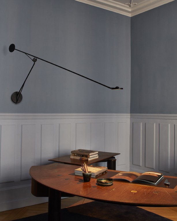 Aaro veggljós 64x155sm, black