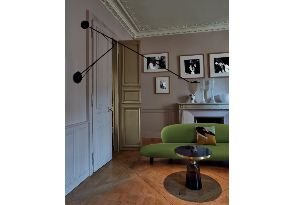 Aaro veggljós 64x155sm, black