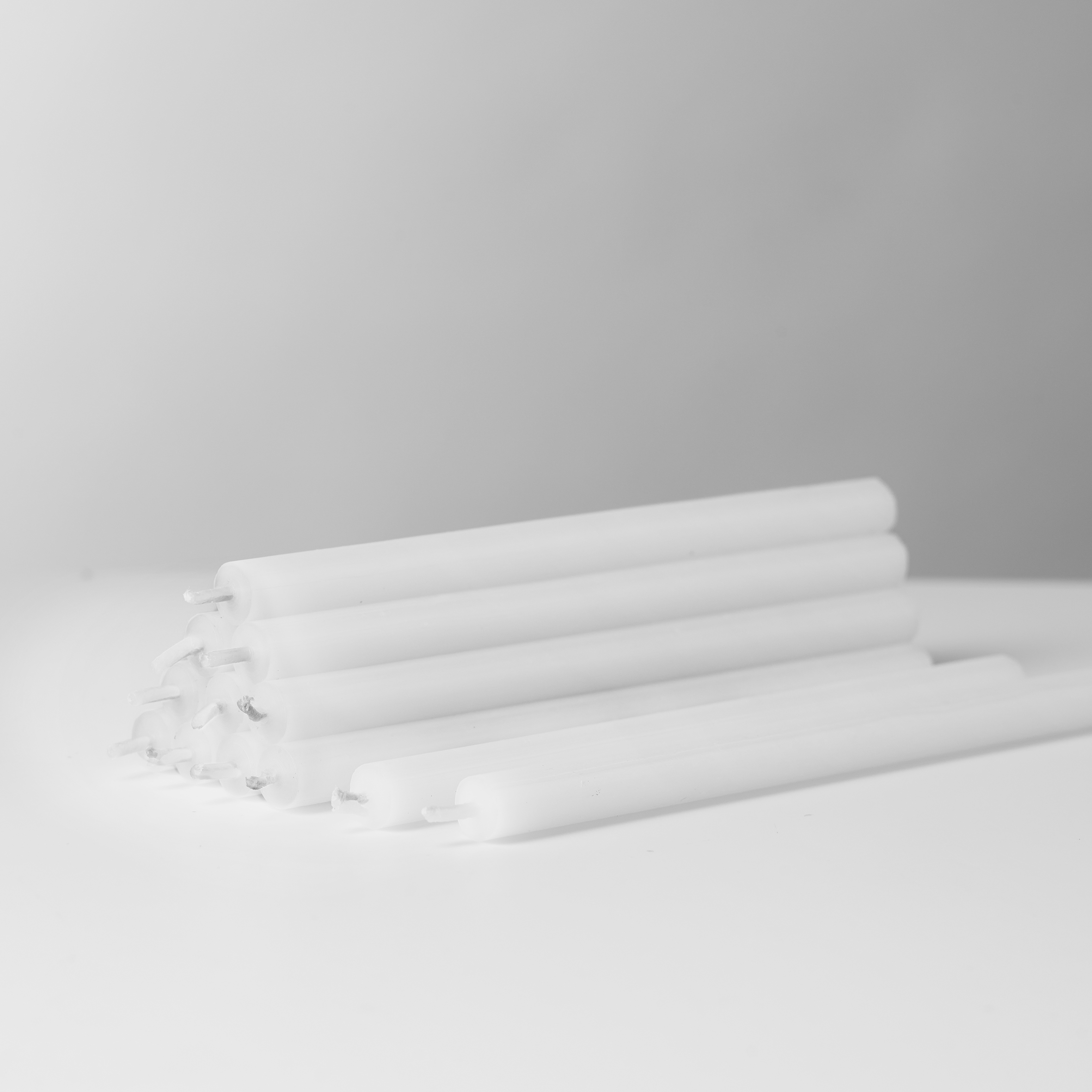 Stoff kerti, 12stk, white