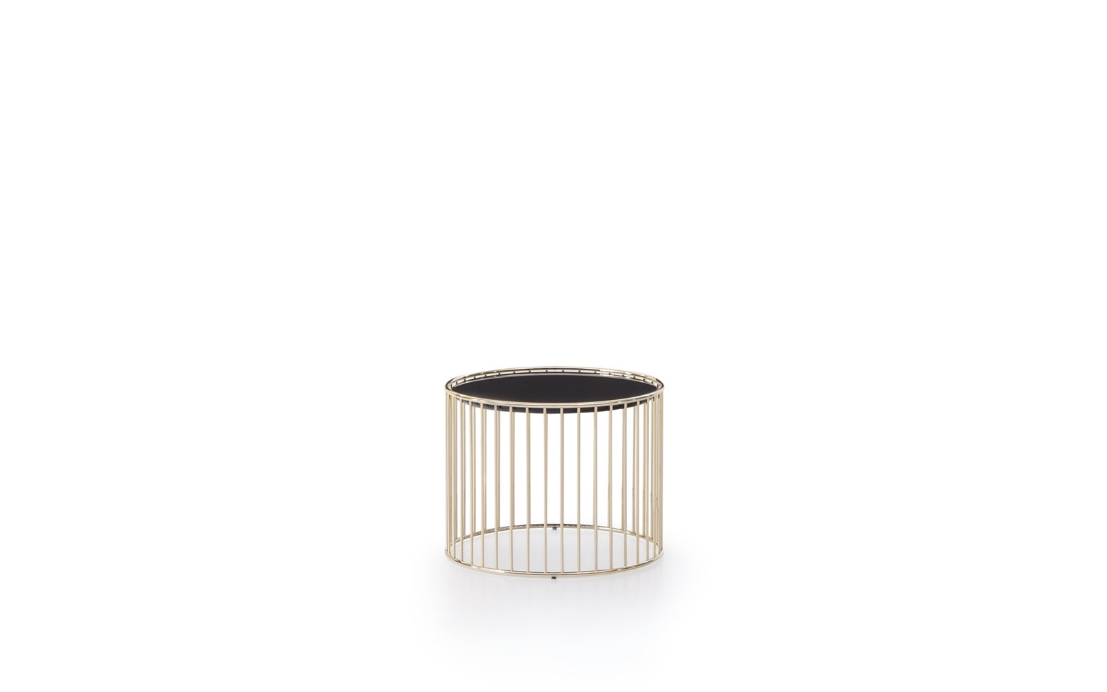 Caulfield Gold/Black-Nickel sófaborð