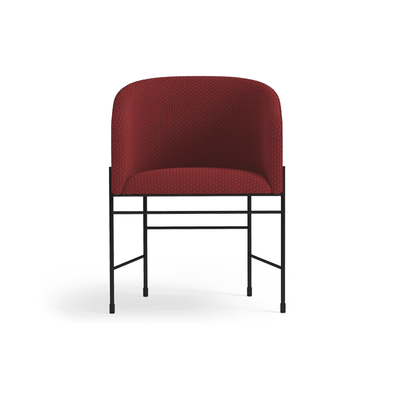 Covent Chair Febrik Dot Eart Font View White Background