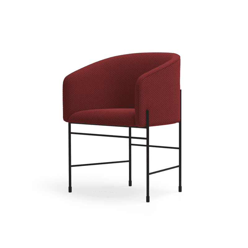 Covent Chair Febrik Dot Earth Perspective View White Background