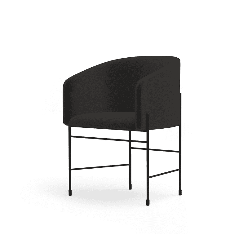 Covent Chair Febrik Springkles Jackdaw Perspective View White Background
