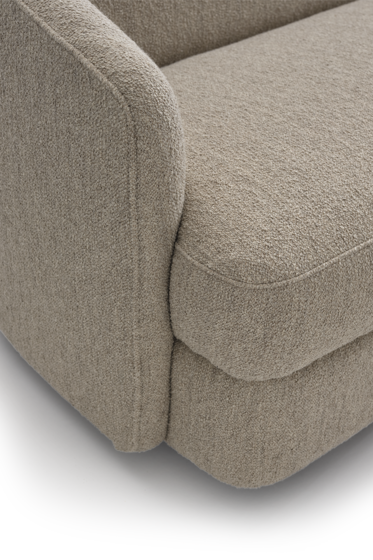 Covent Sofa Deep Barnum Hemp 3 Detail 1 White Background