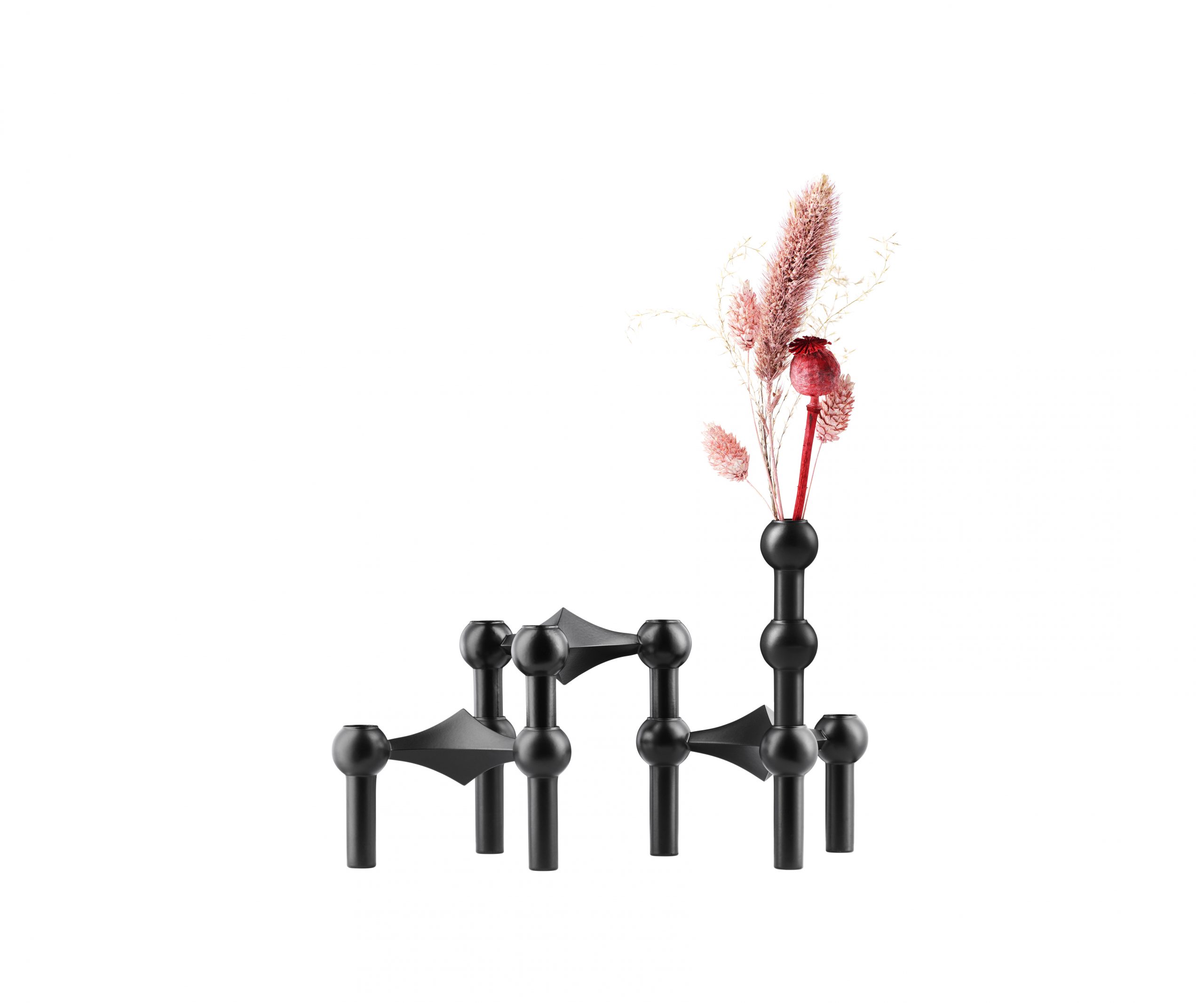 Stoff vasi Ø3sm h10sm, black