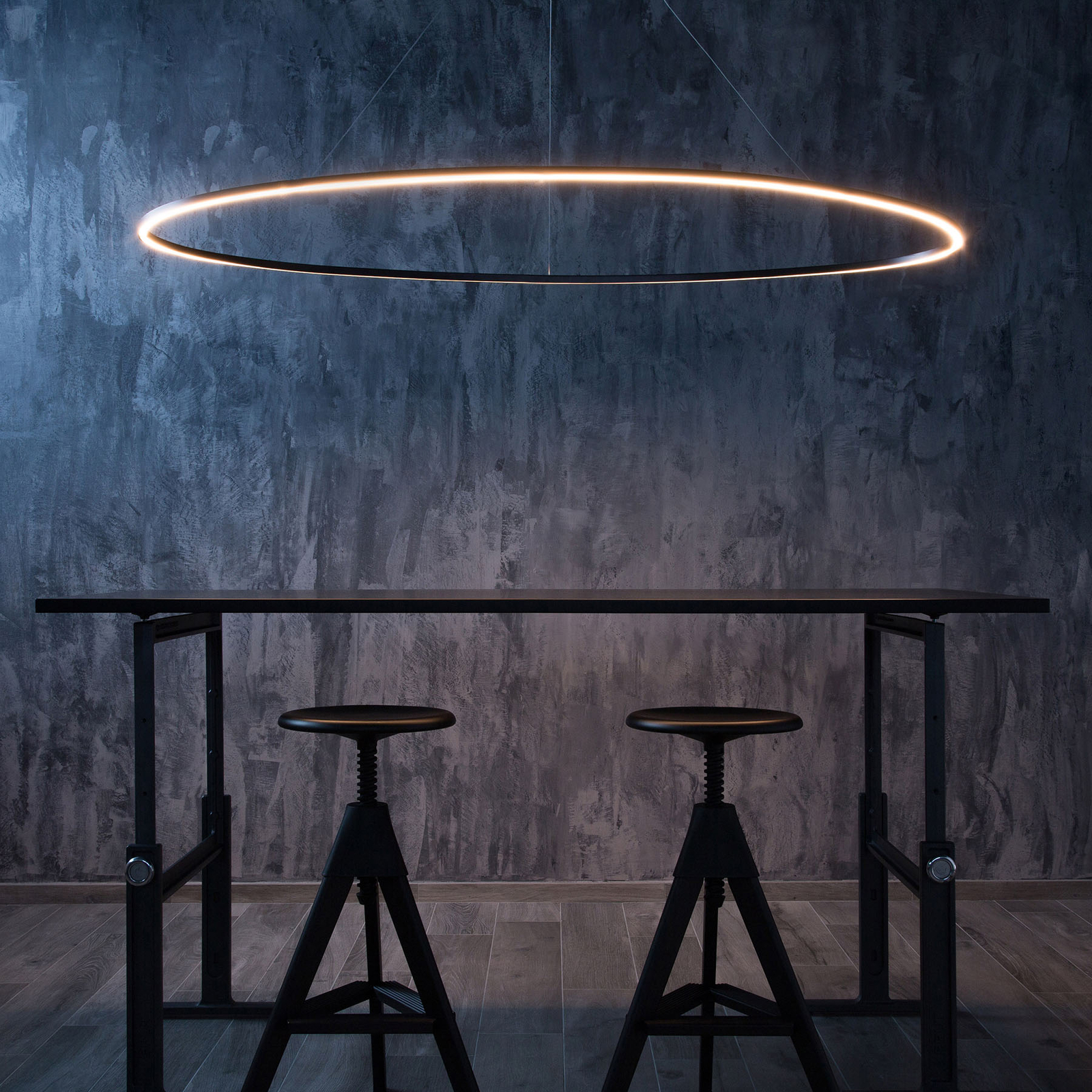 nemo-ellisse-mega-hanglamp-down-2700k-zwart