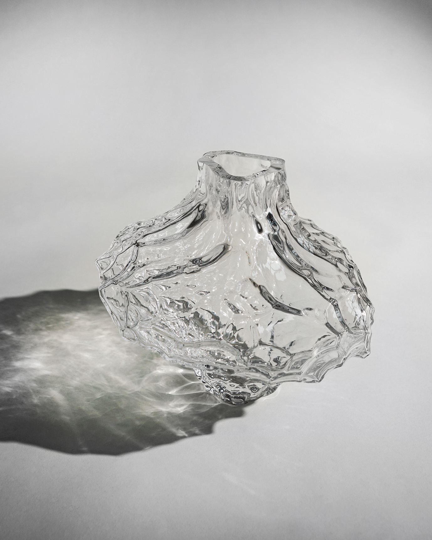 Hein Studio Canyon Vase Clear Large 1