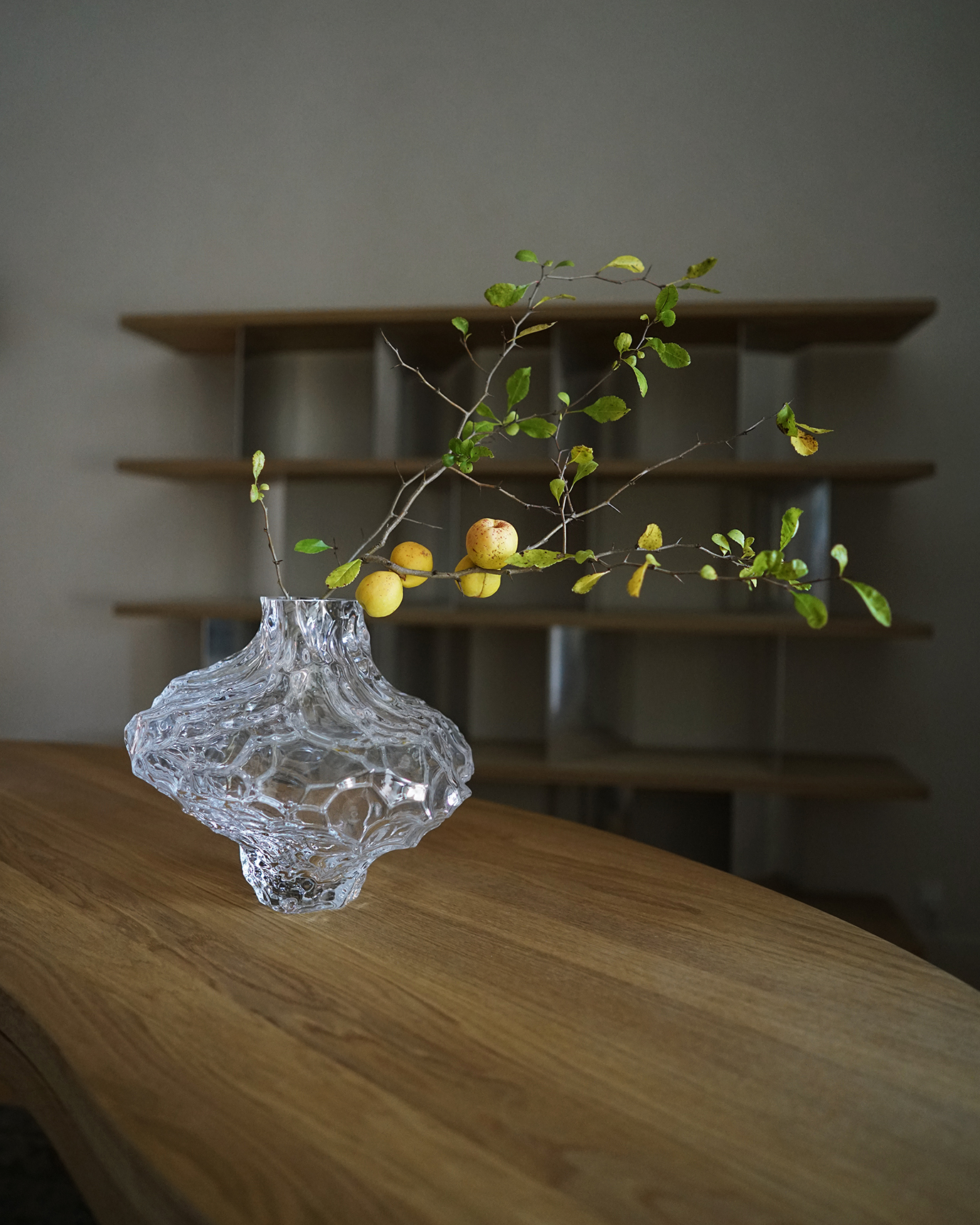 Hein Studio Canyon Vase Clear Large 11