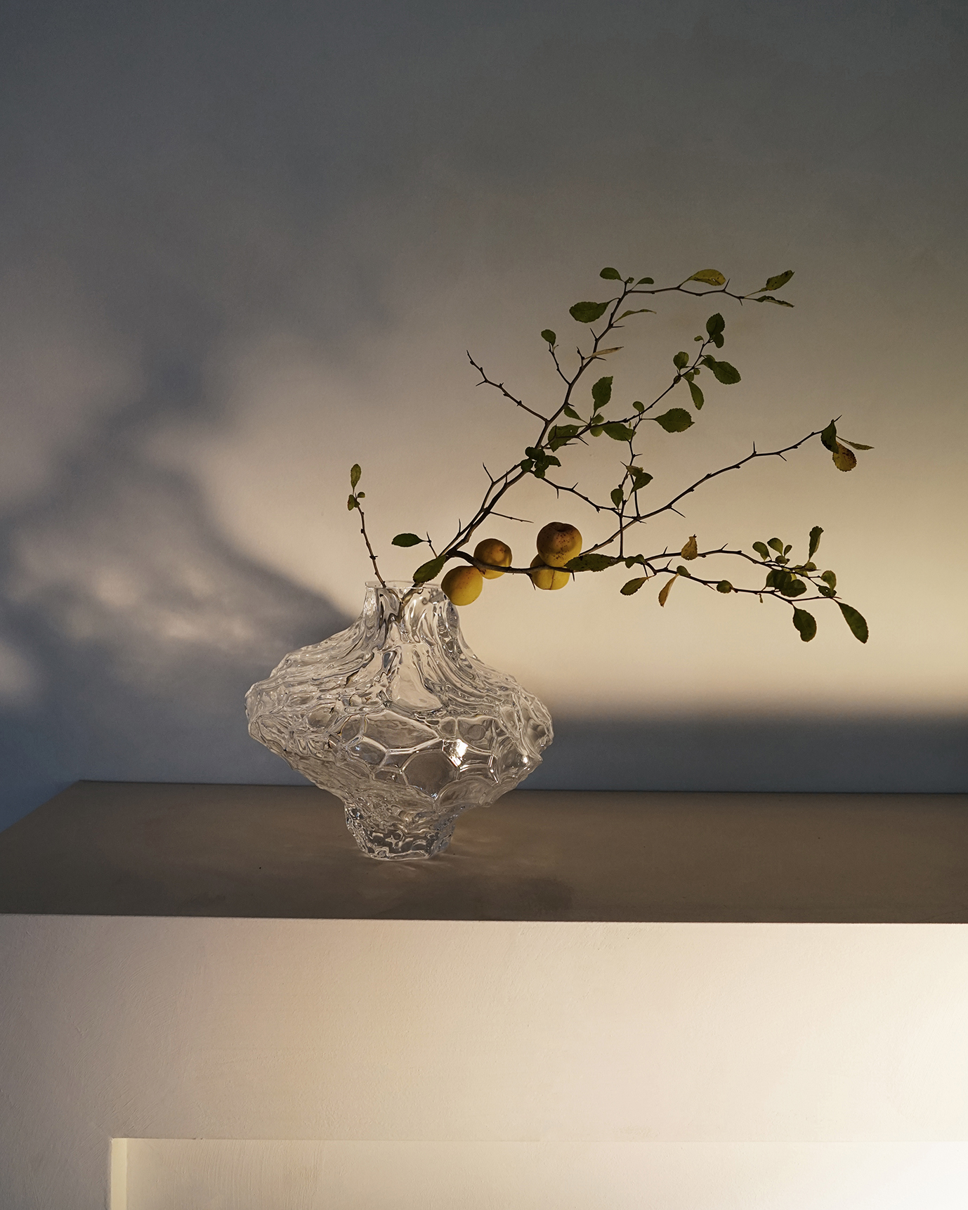 Hein Studio Canyon Vase Clear Large 12