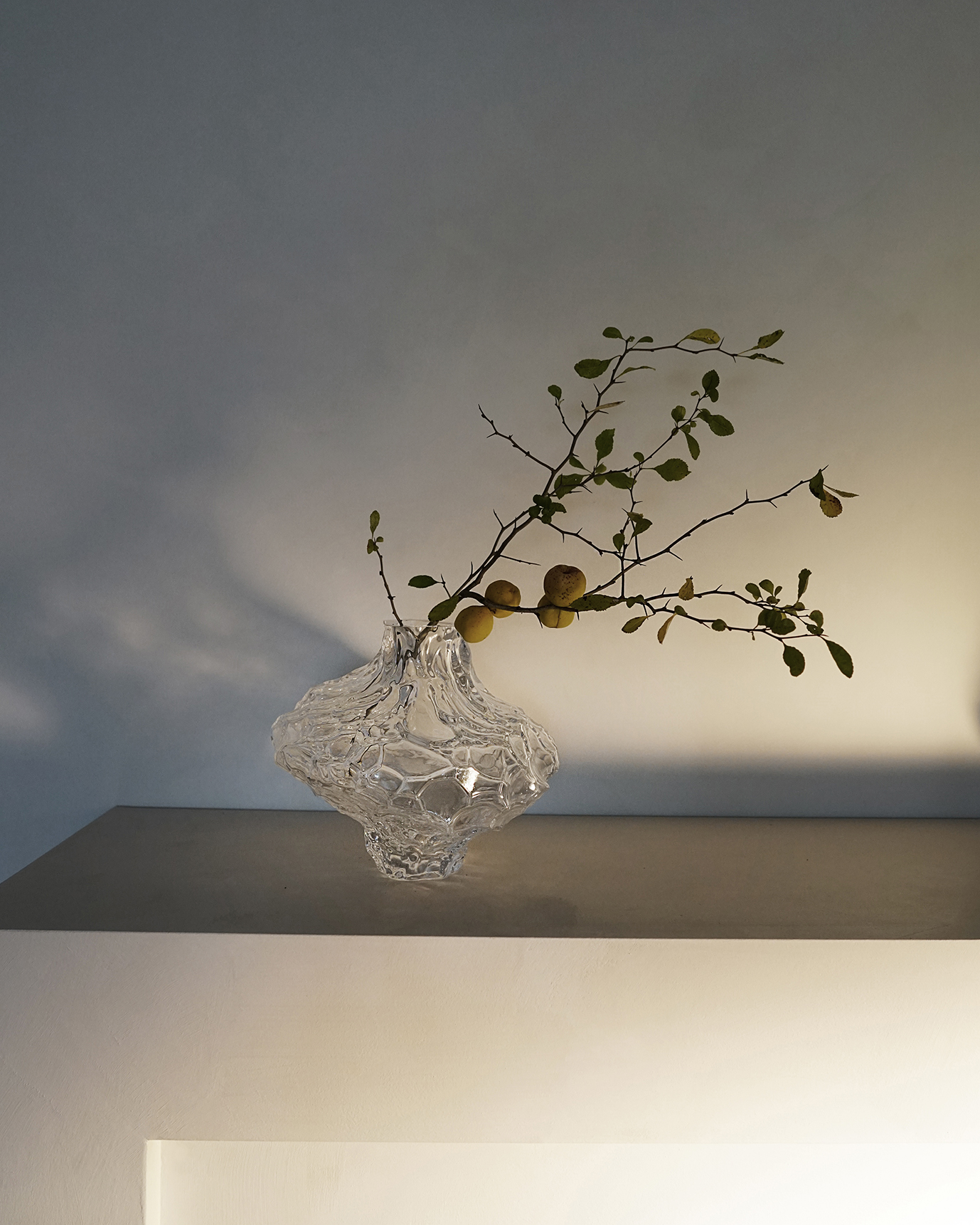 Hein Studio Canyon Vase Clear Large 13