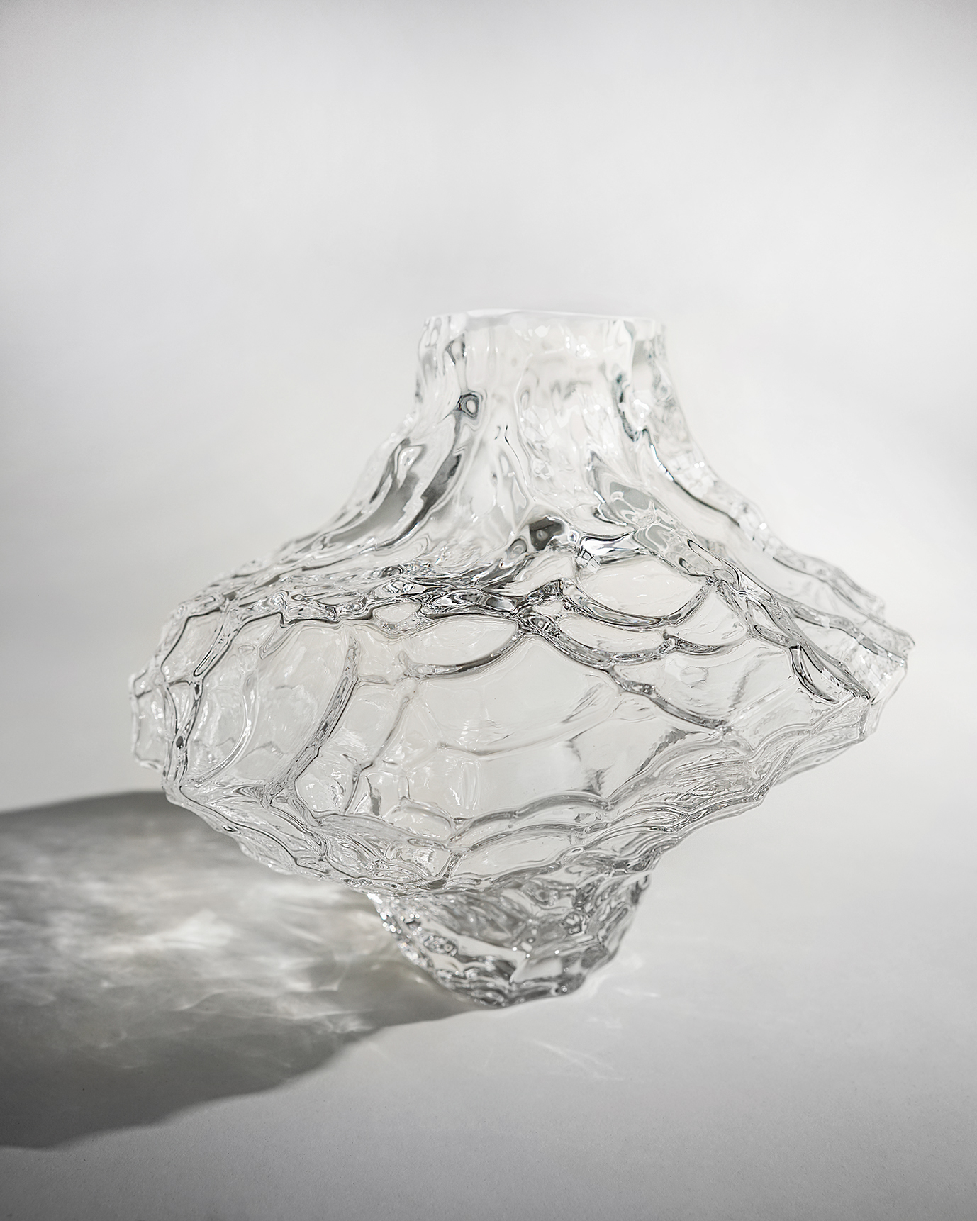 Hein Studio Canyon Vase Clear Large 2