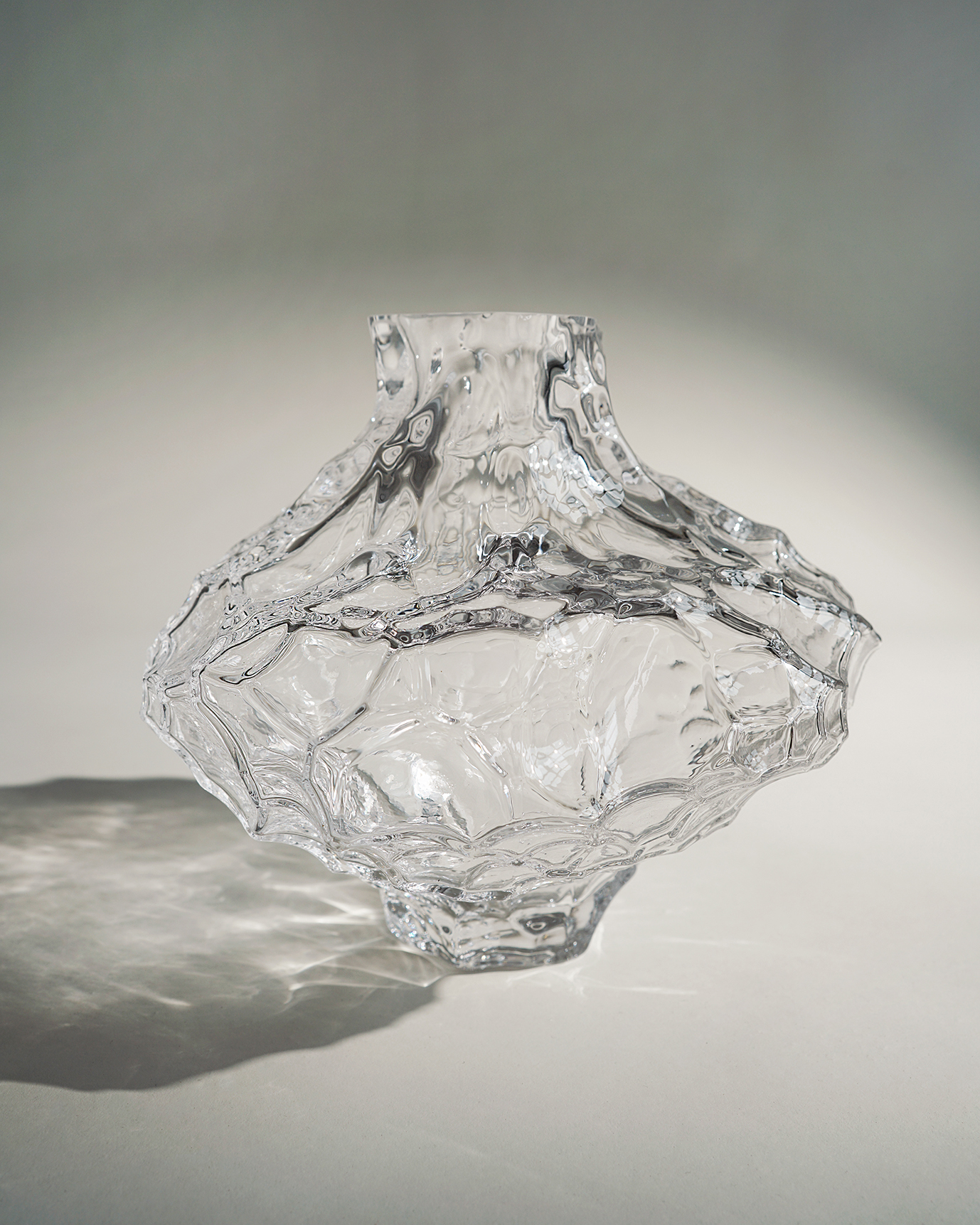 Hein Studio Canyon Vase Clear Large 3