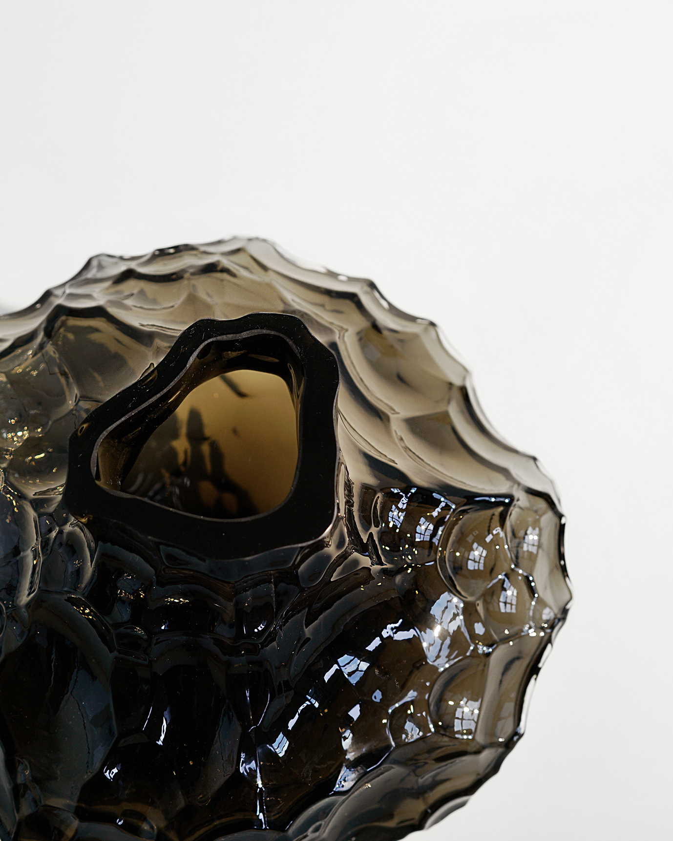 Hein Studio Canyon Vase New Smoke Large 3