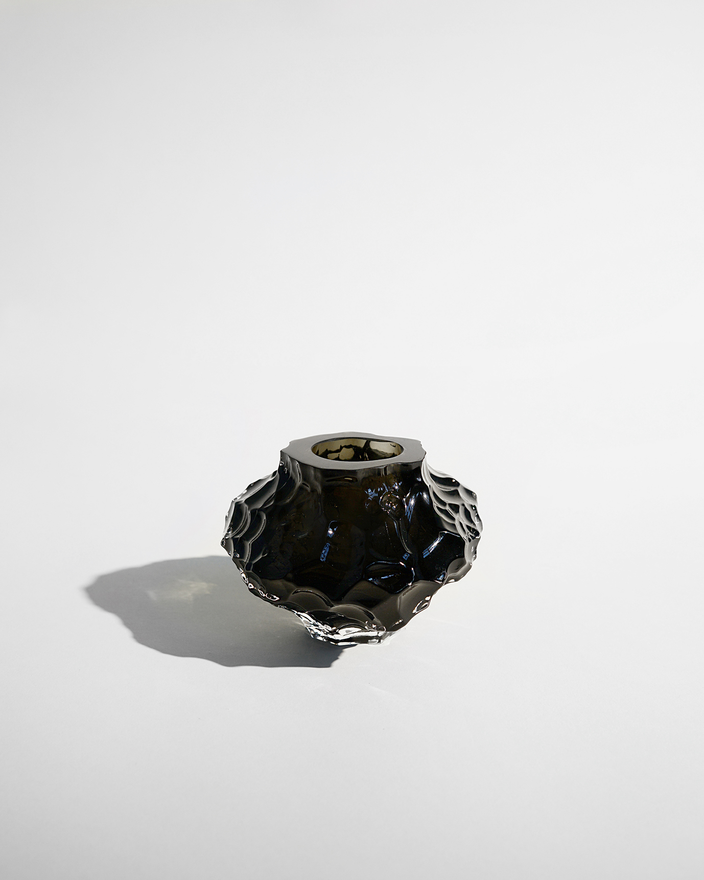 Hein Studio Canyon Vase new smoke mini 2