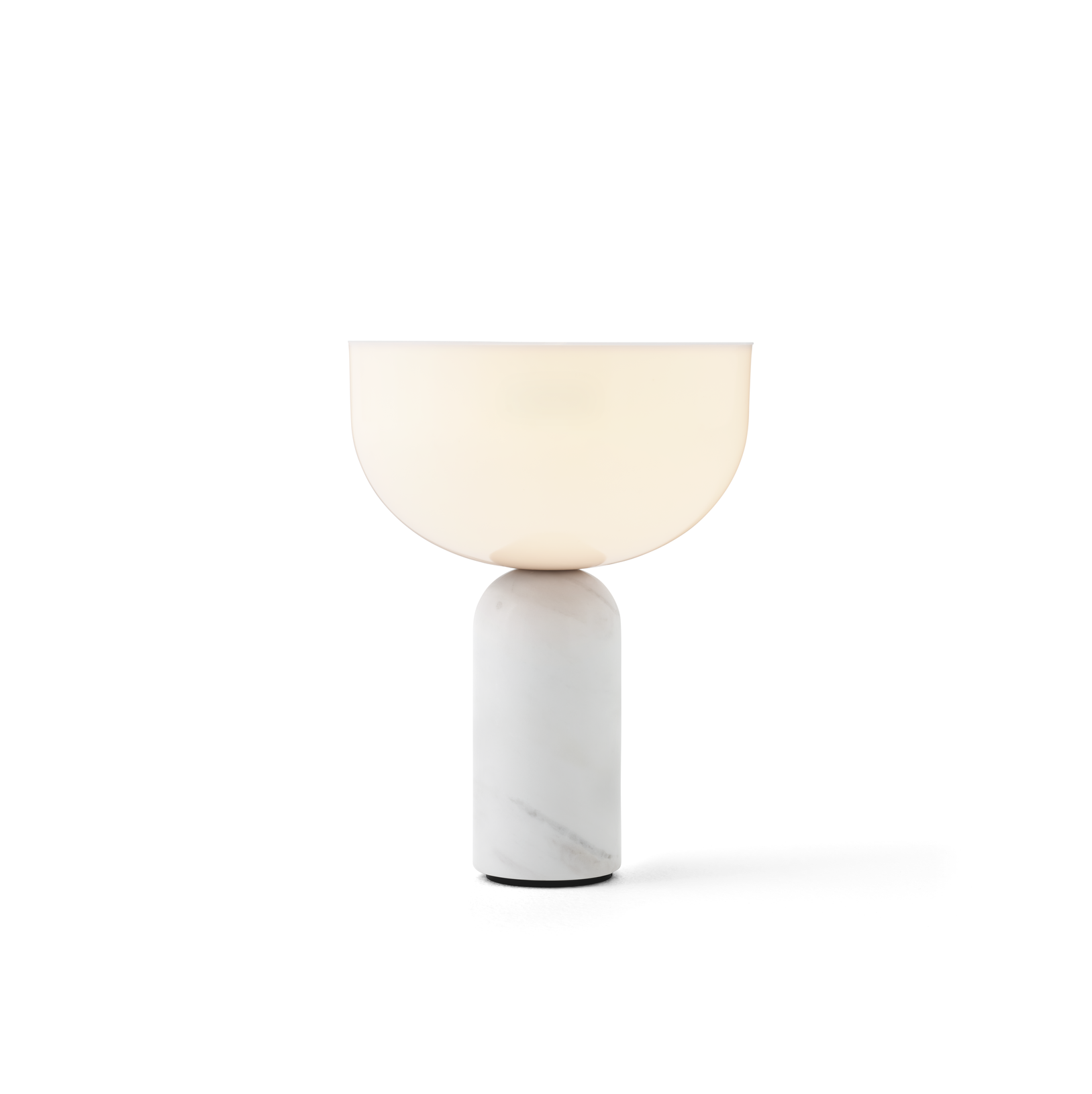 2022_01_14_New_Works_Kizu_Portable_Table_Lamp_White_Marble_Front_ON