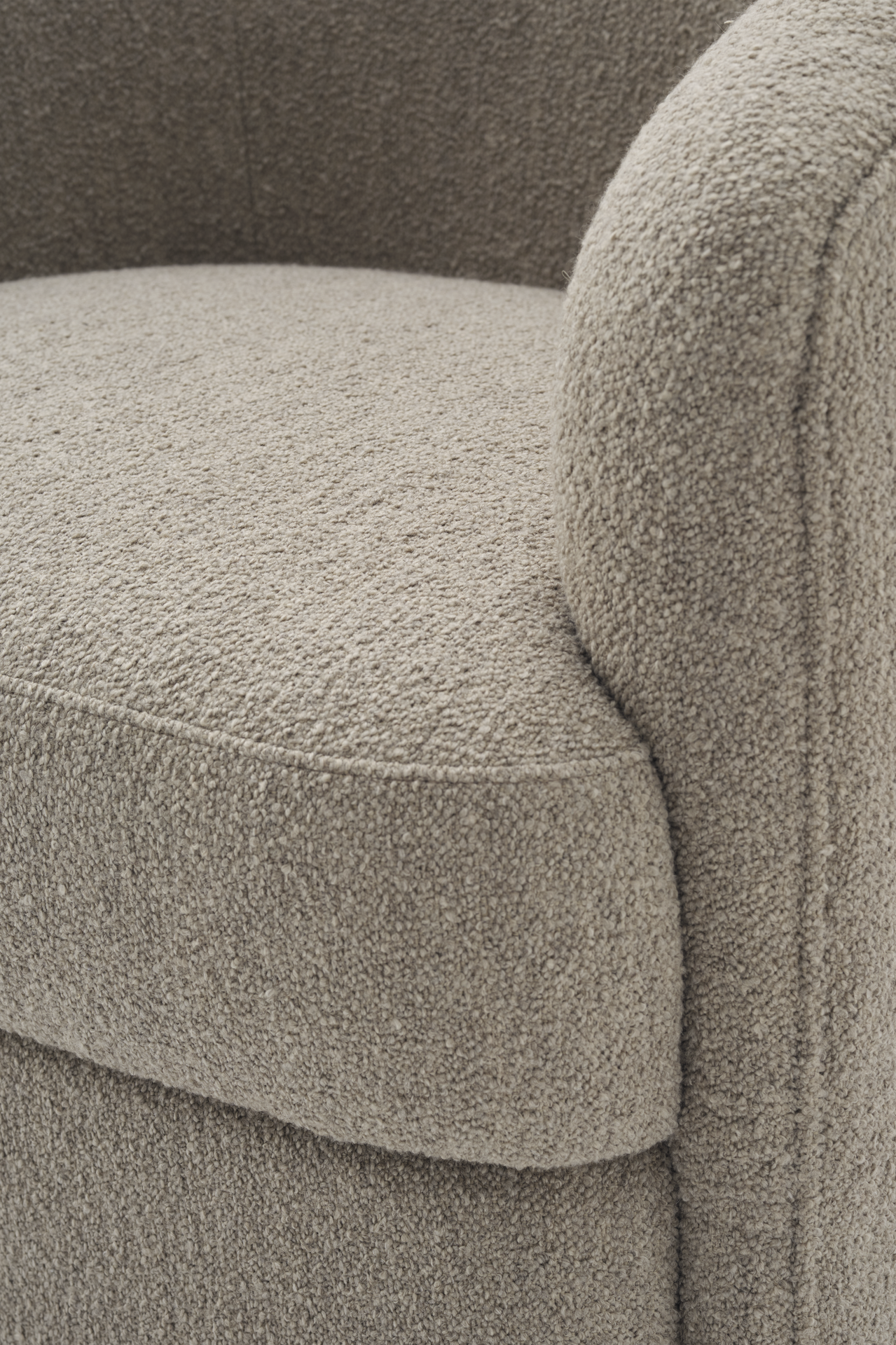 Covent Lounge Chair Barnum Hemp Detail 3 White Background