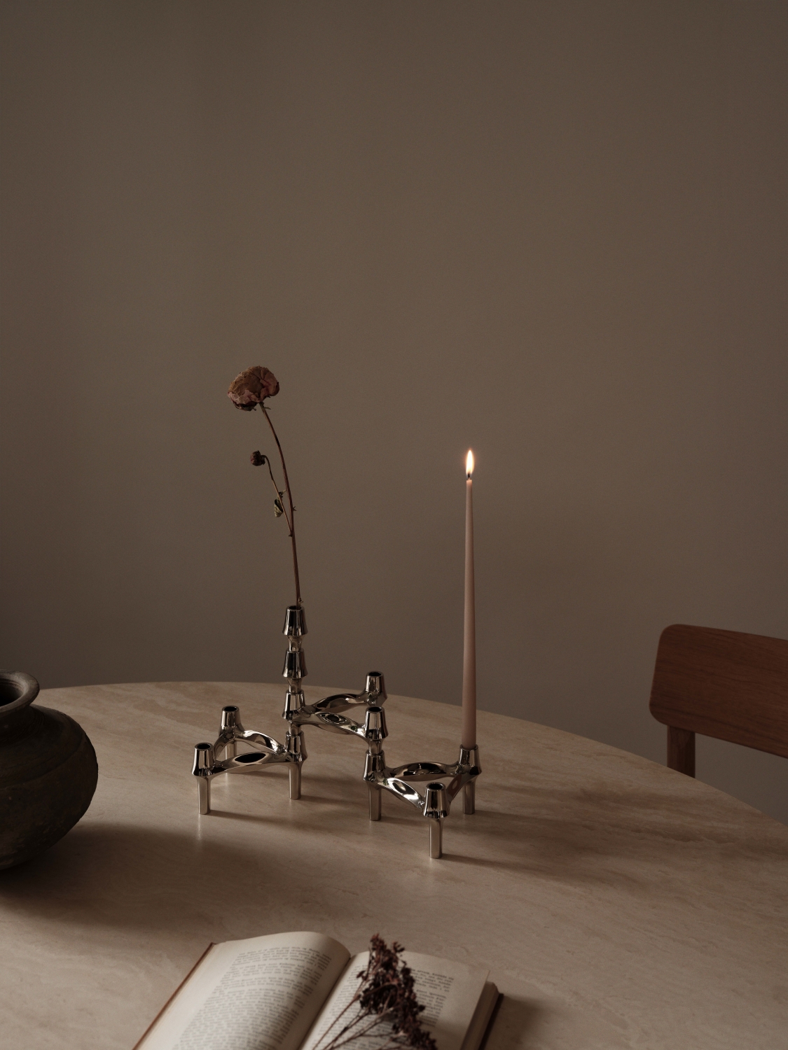 BMF candle holder Chrome 10