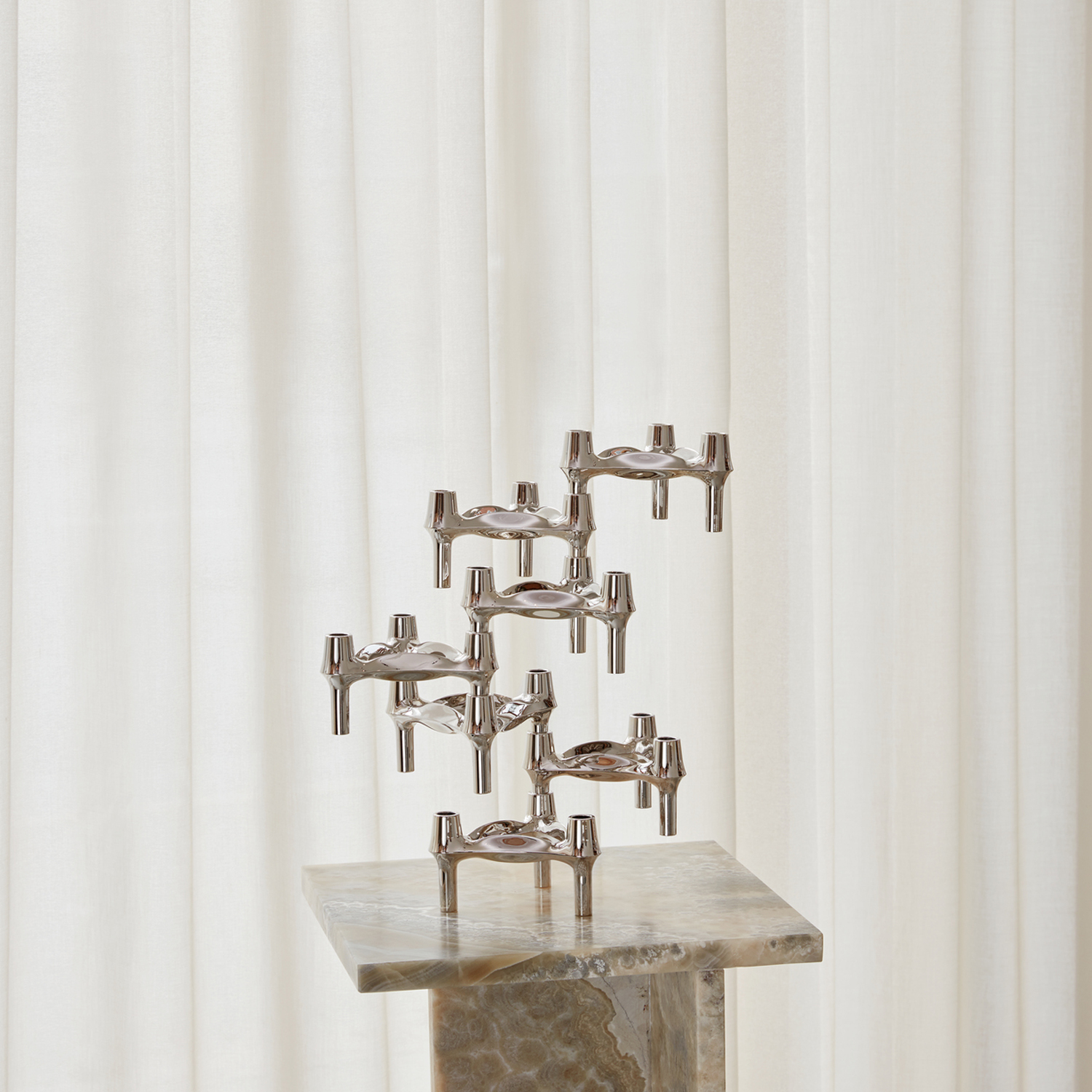 BMF candle holder Chrome 5