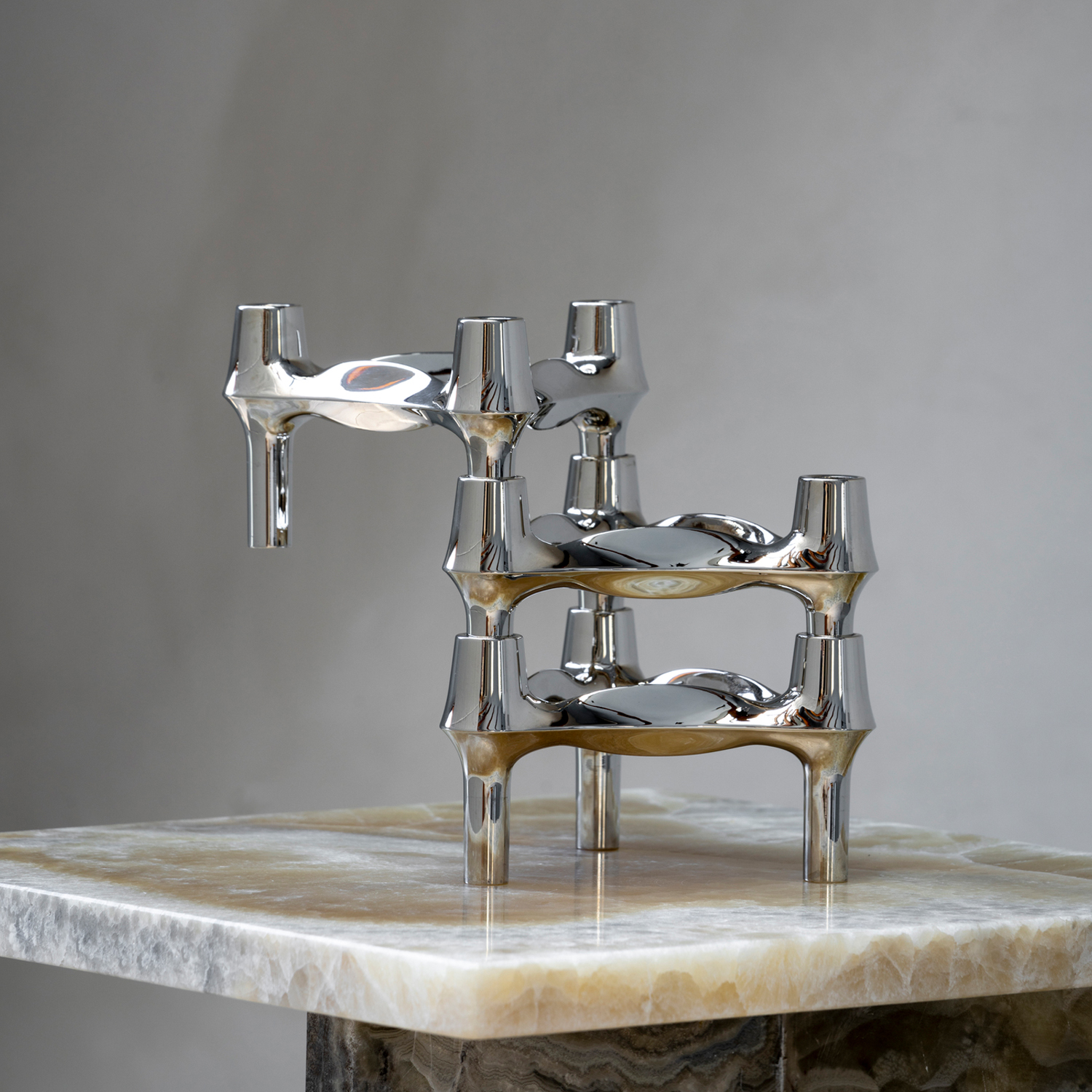 BMF candle holder Chrome 7