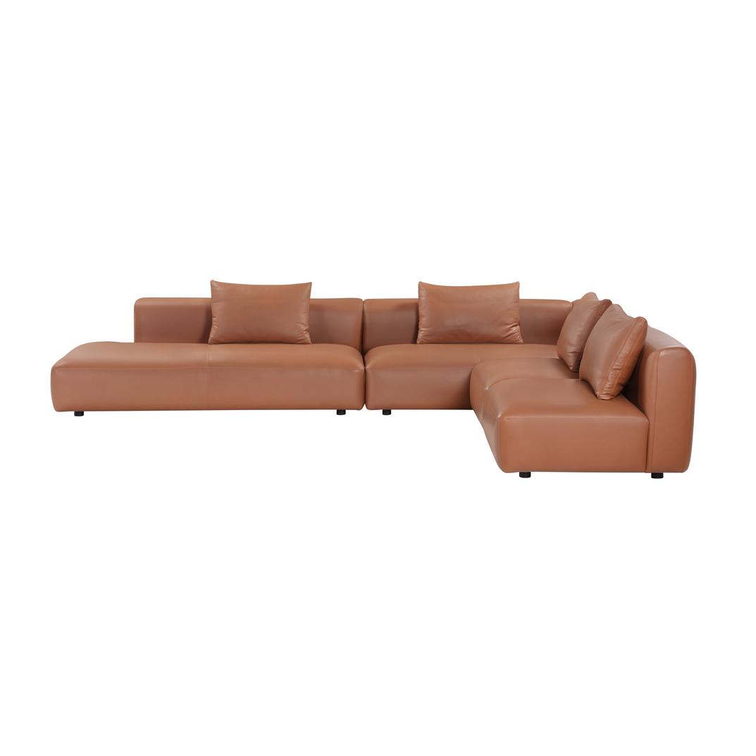Boketto_Mod. 13 + 6 + 8 + 8_Parma col. Cognac_With back cushions_V2_300 dpi