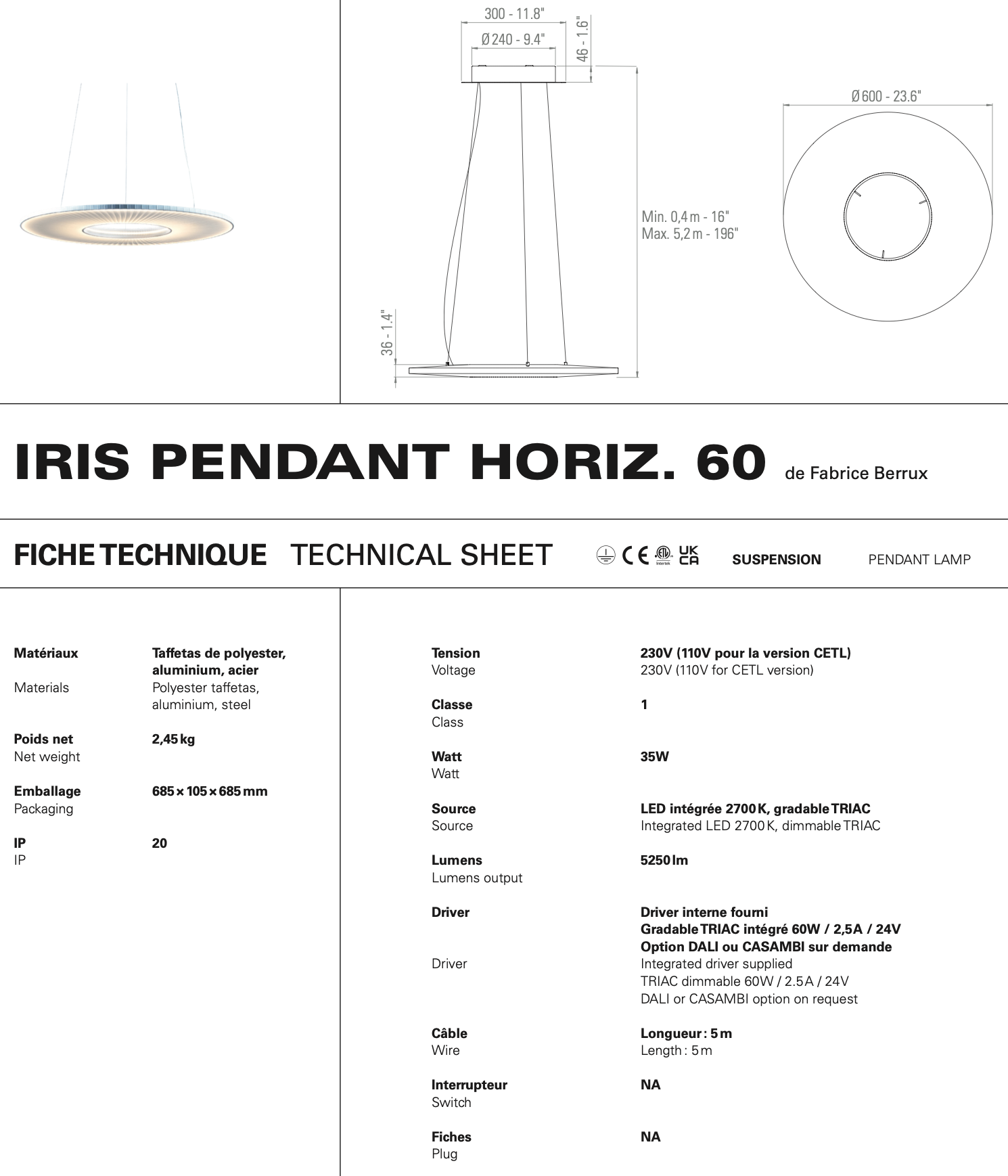 IRIS PENDANT HORIZ2