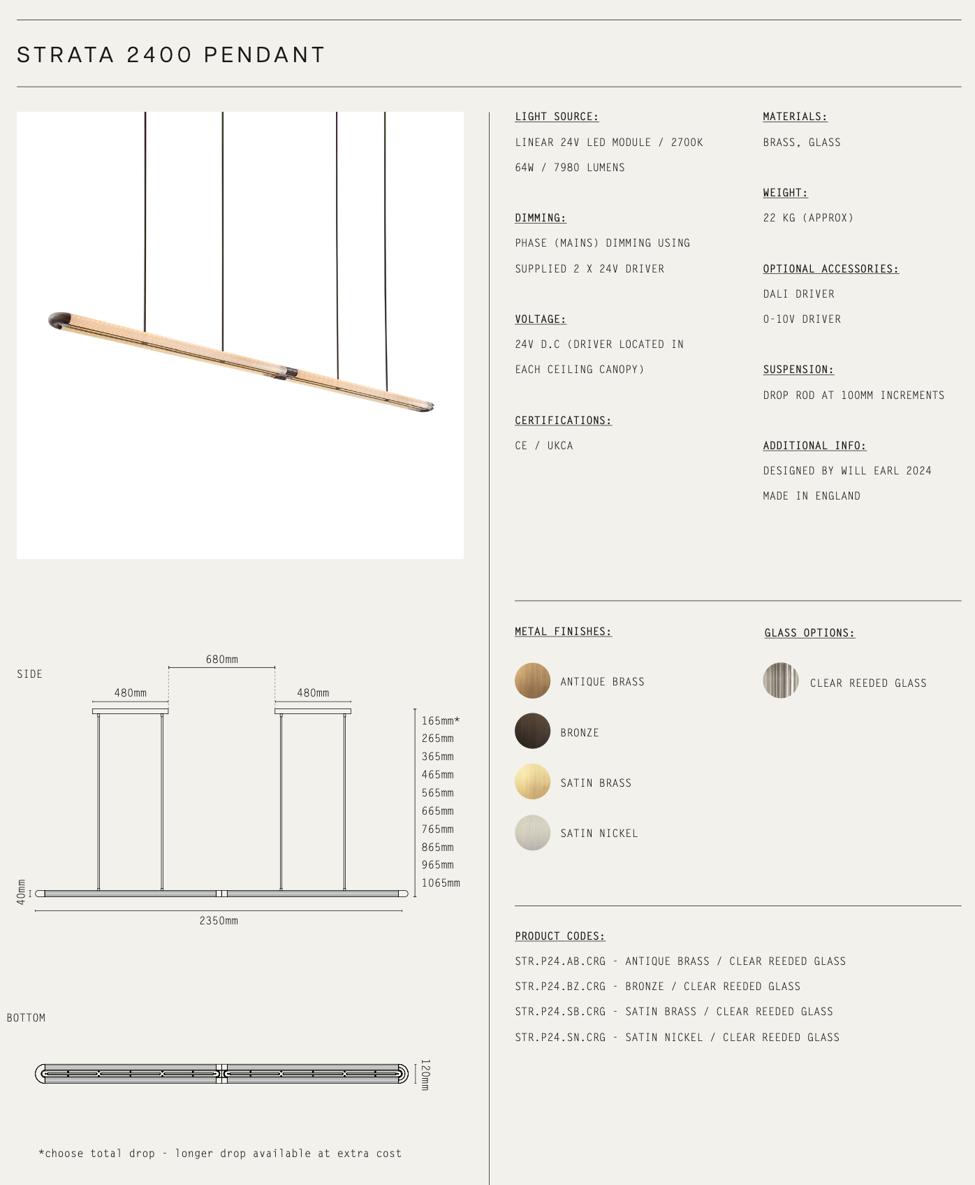 STRATA 1200 PENDANT4