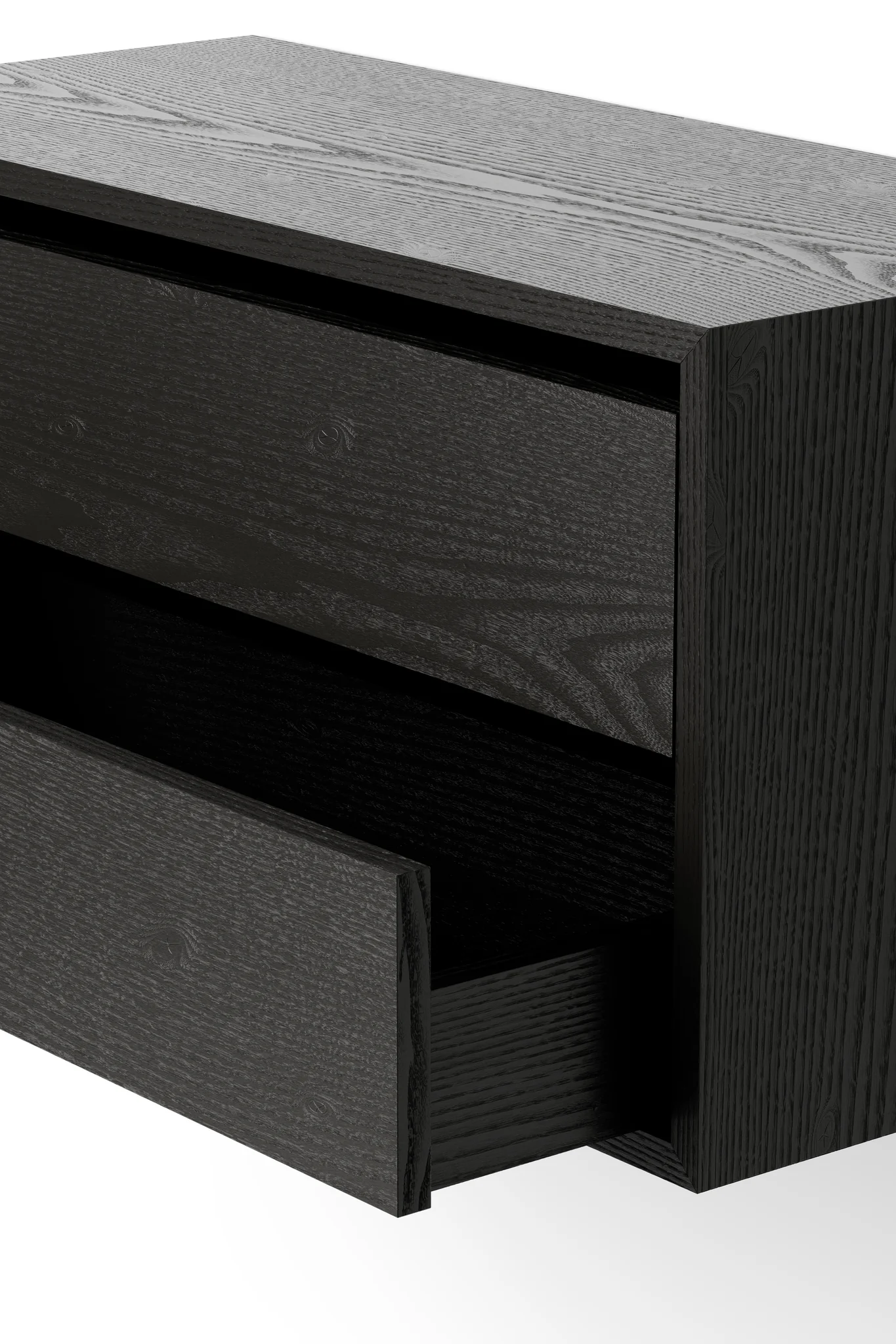 New_Works_Packshots_Shelving_System_V1_Cabinet_Low_w_Drawers_Black_Ash_OPEN_1024x1024@2x.jpg