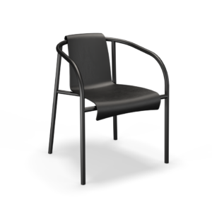 NAMI Dining chair w. armrest/black