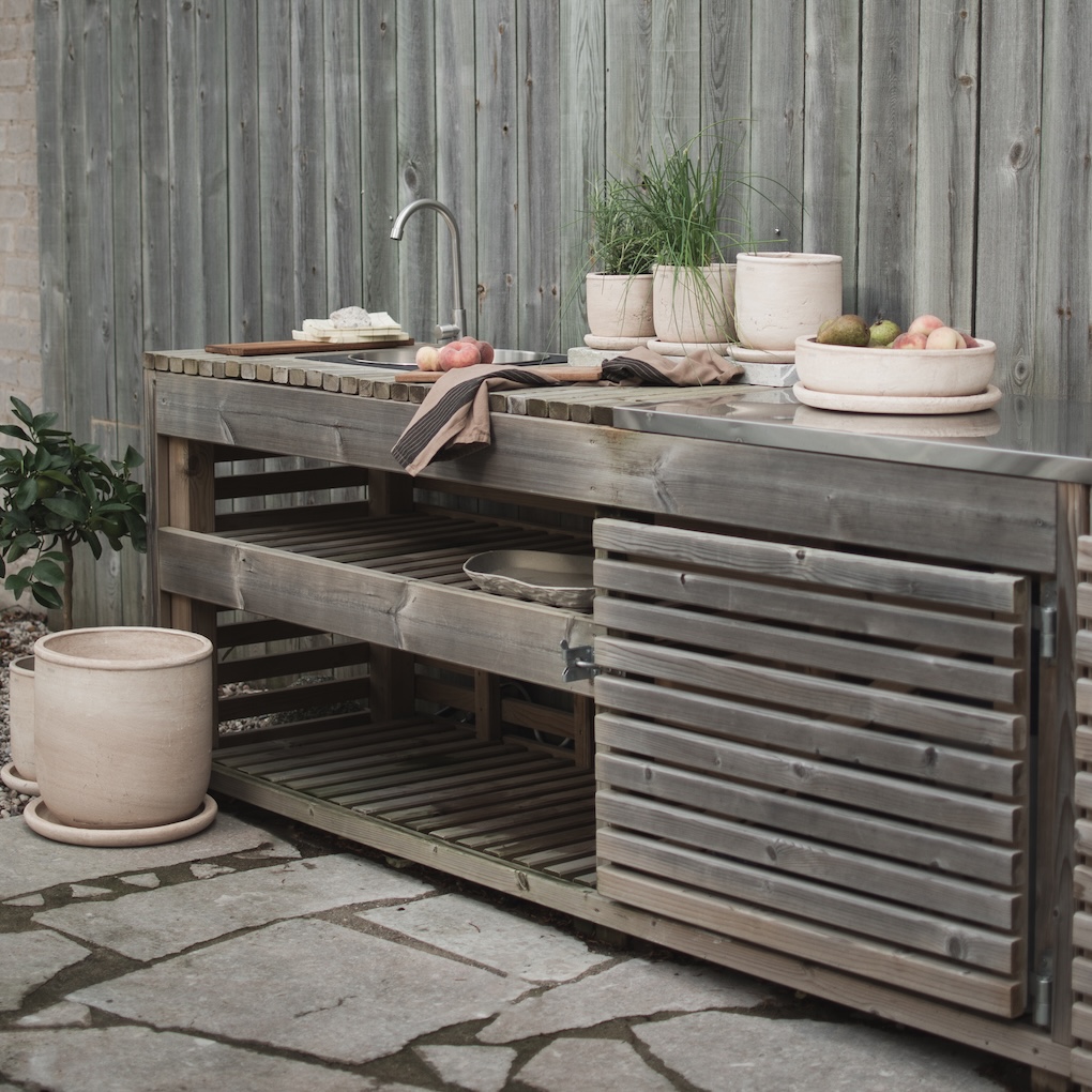 TERRA Útiblómapottur BOWL, sand