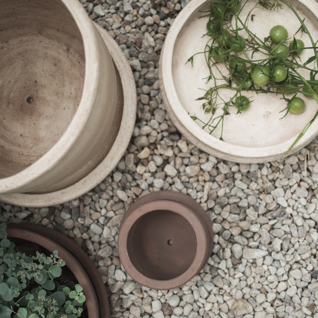 TERRA Útiblómapottur, sand