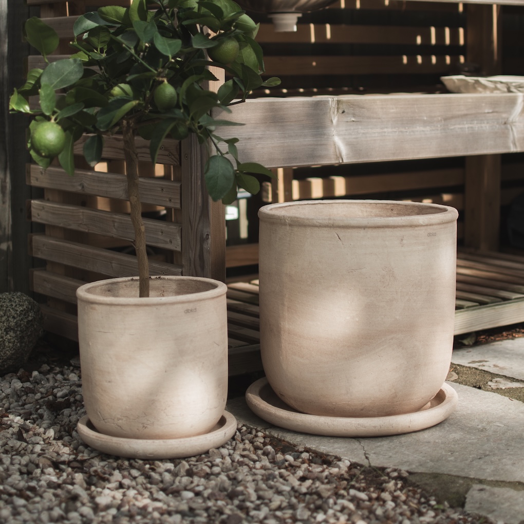 TERRA Útiblómapottur, sand