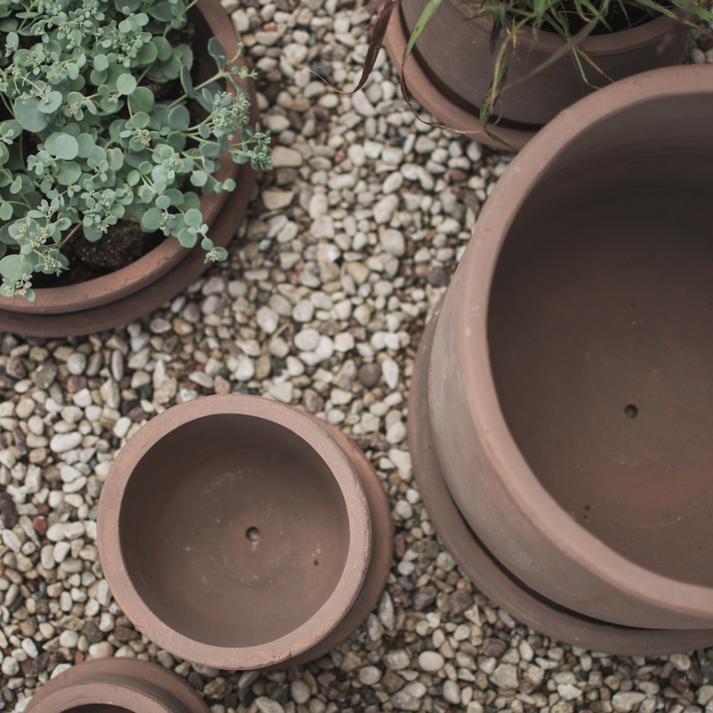 TERRA Útiblómapottur BOWL, brown