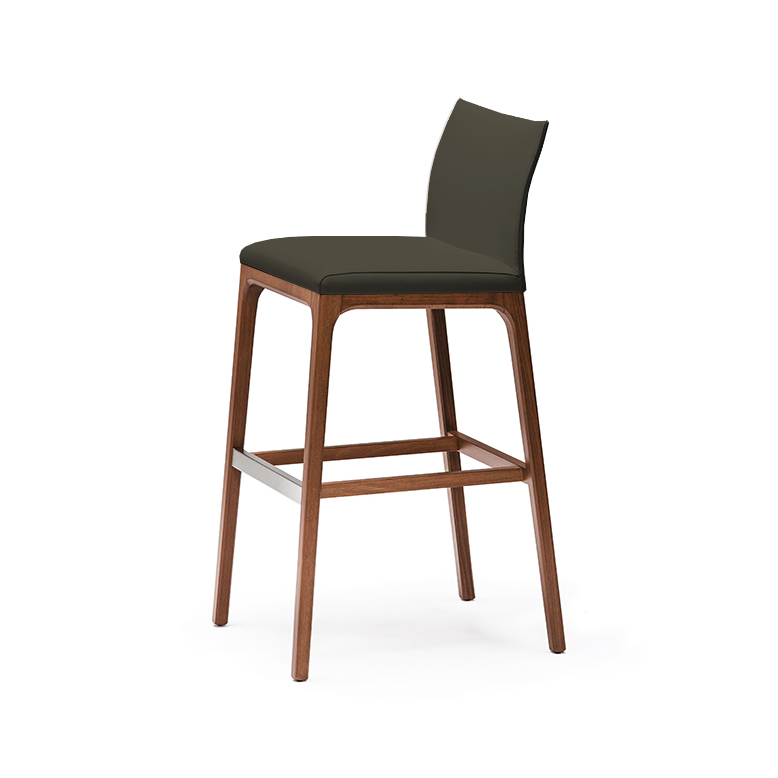 Arcadia barstóll, walnut / GLV12 Oliva