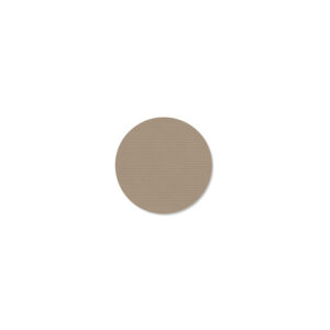 Corduroy Circle glasamotta, clay brown