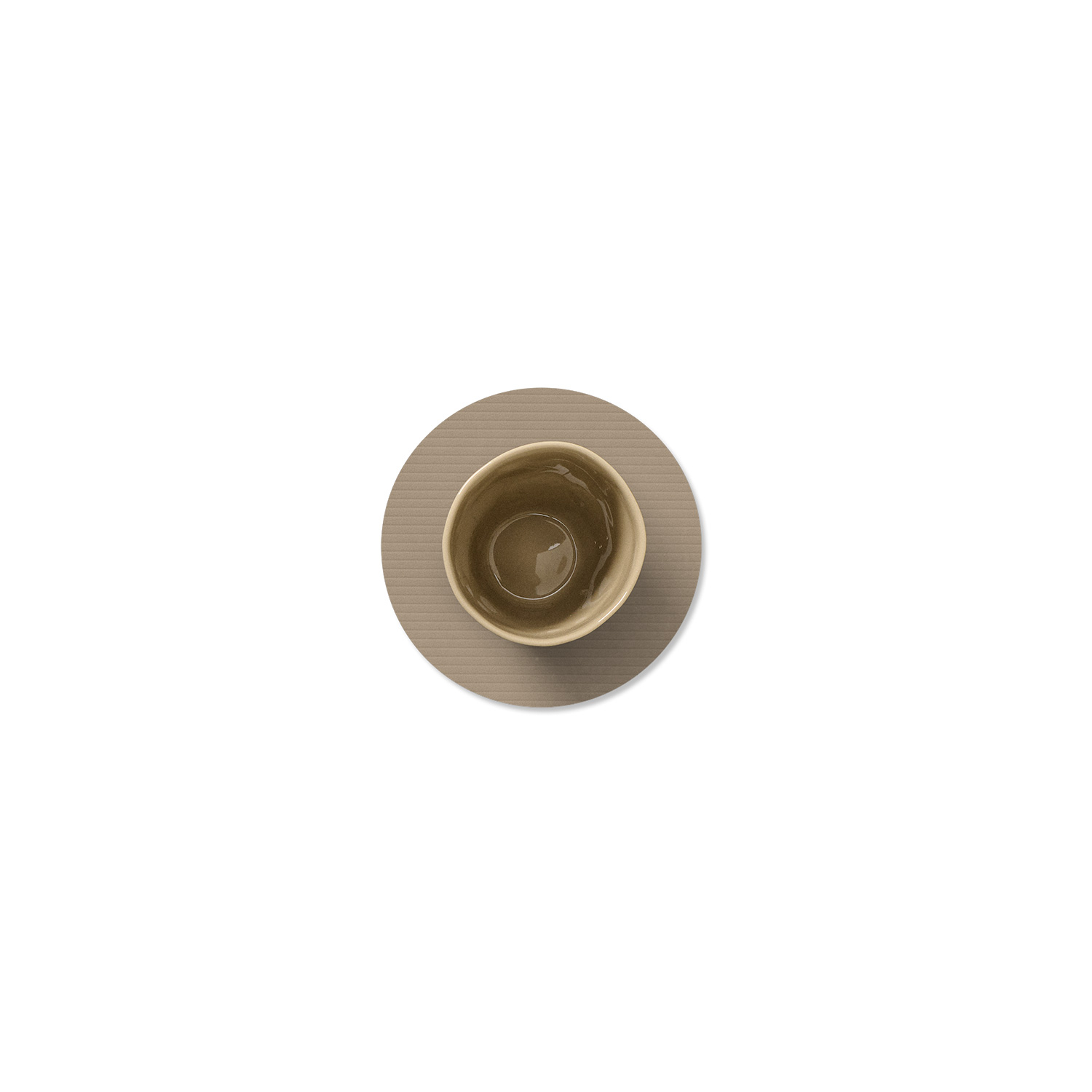 Corduroy Circle glasamotta, clay brown