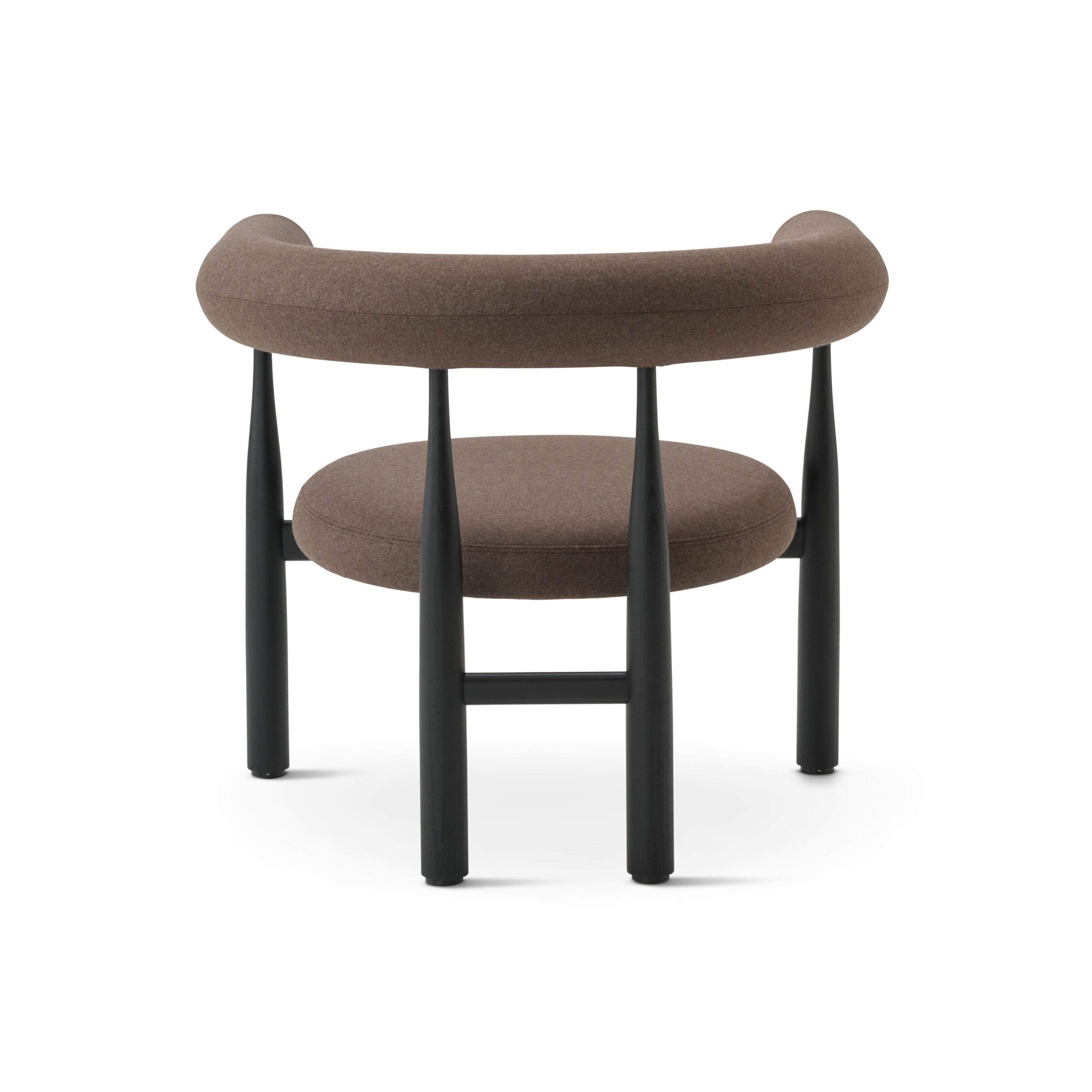 Bukowski Lounge, black oak / Wooly 1008
