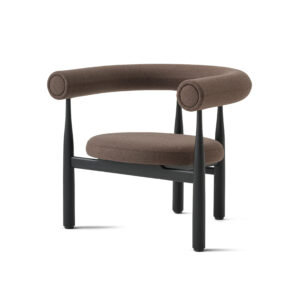 Bukowski Lounge, black oak / Wooly 1008