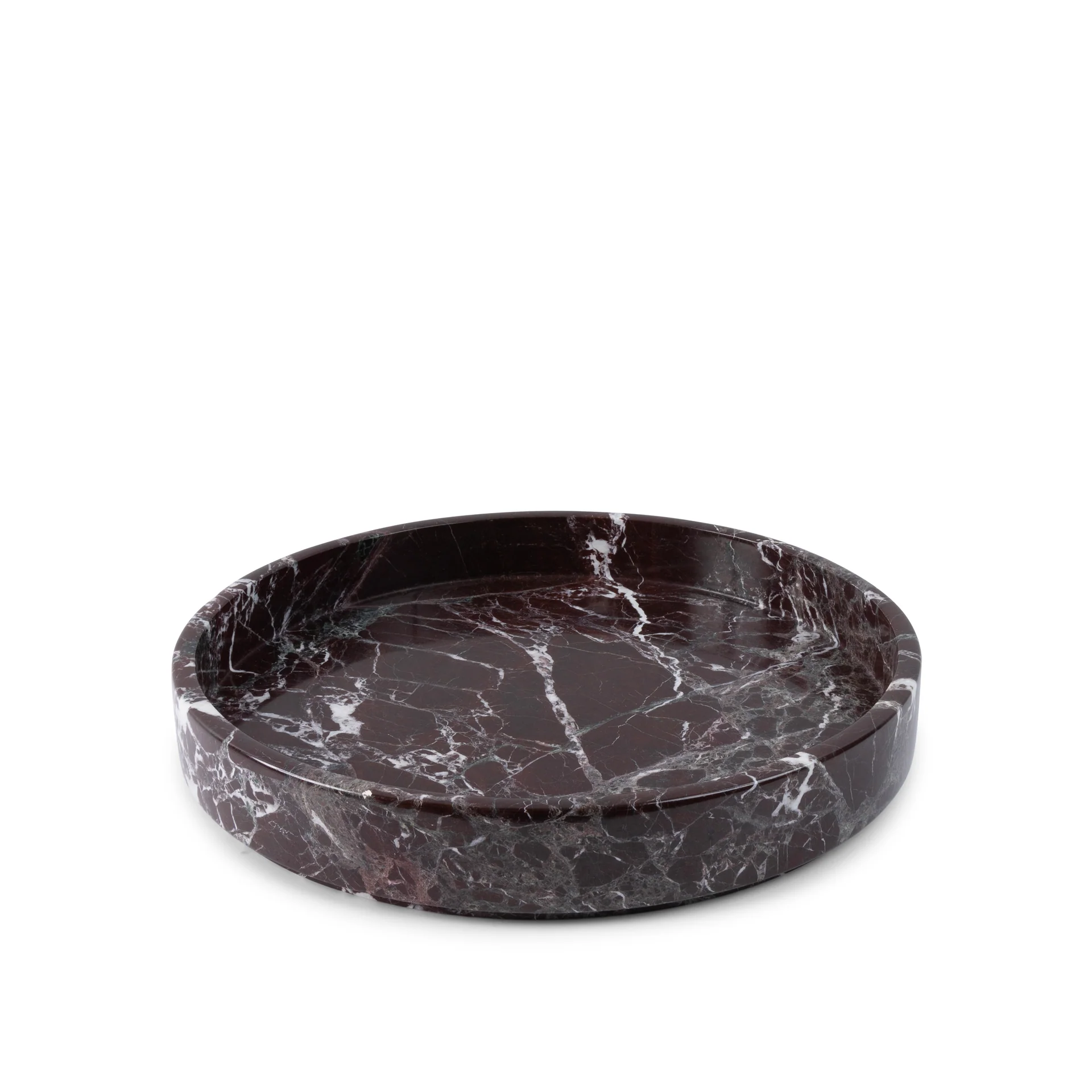 Burgundy marmarskál Ø40cm