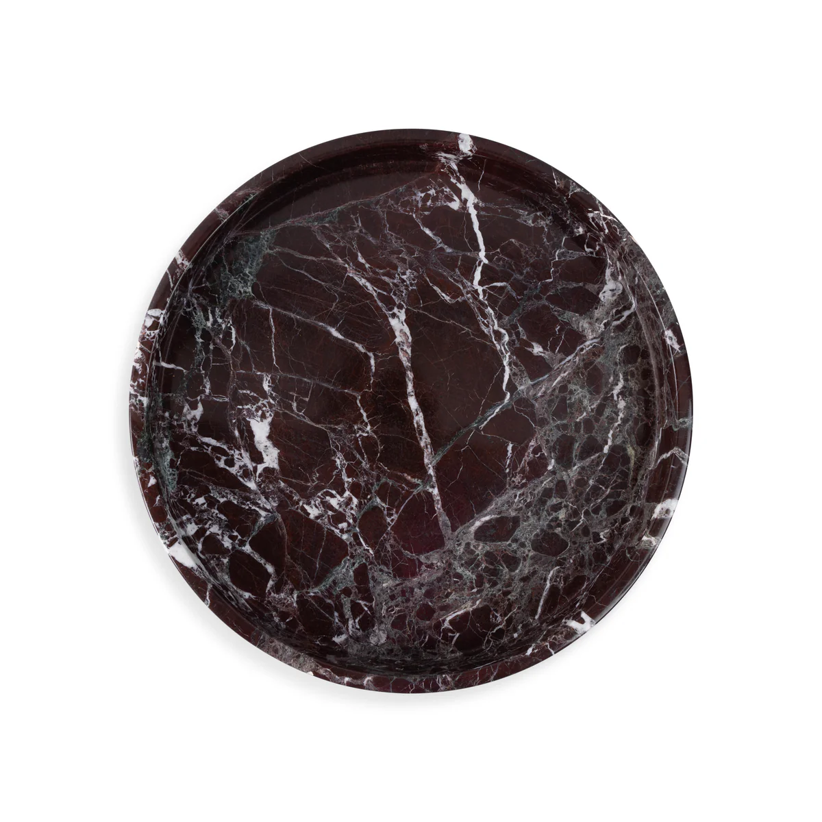 Burgundy marmarskál Ø40cm