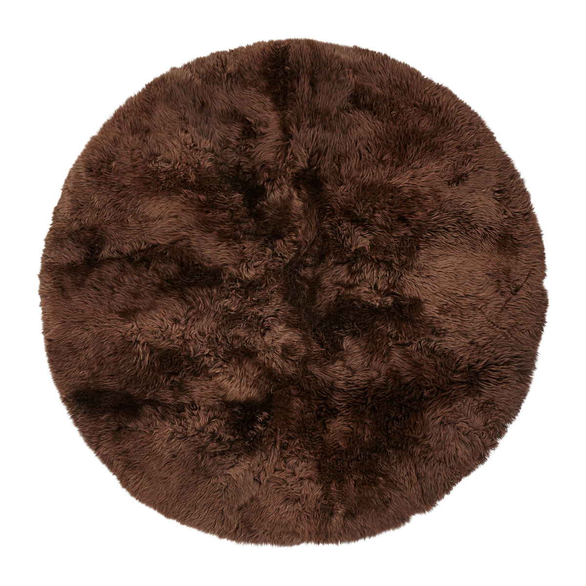 Long Wool Round gólfmotta