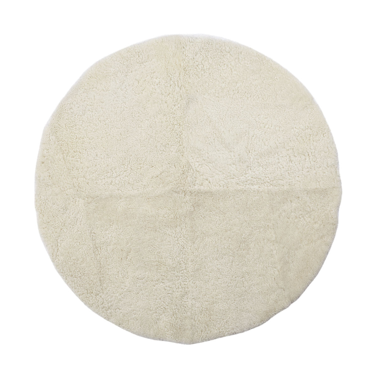 Short Wool Round gólfmotta