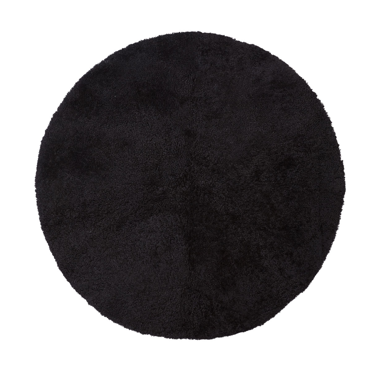 Short Wool Round gólfmotta