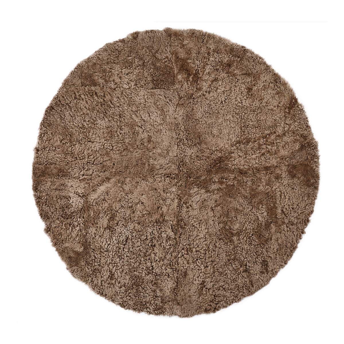 Short Wool Round gólfmotta