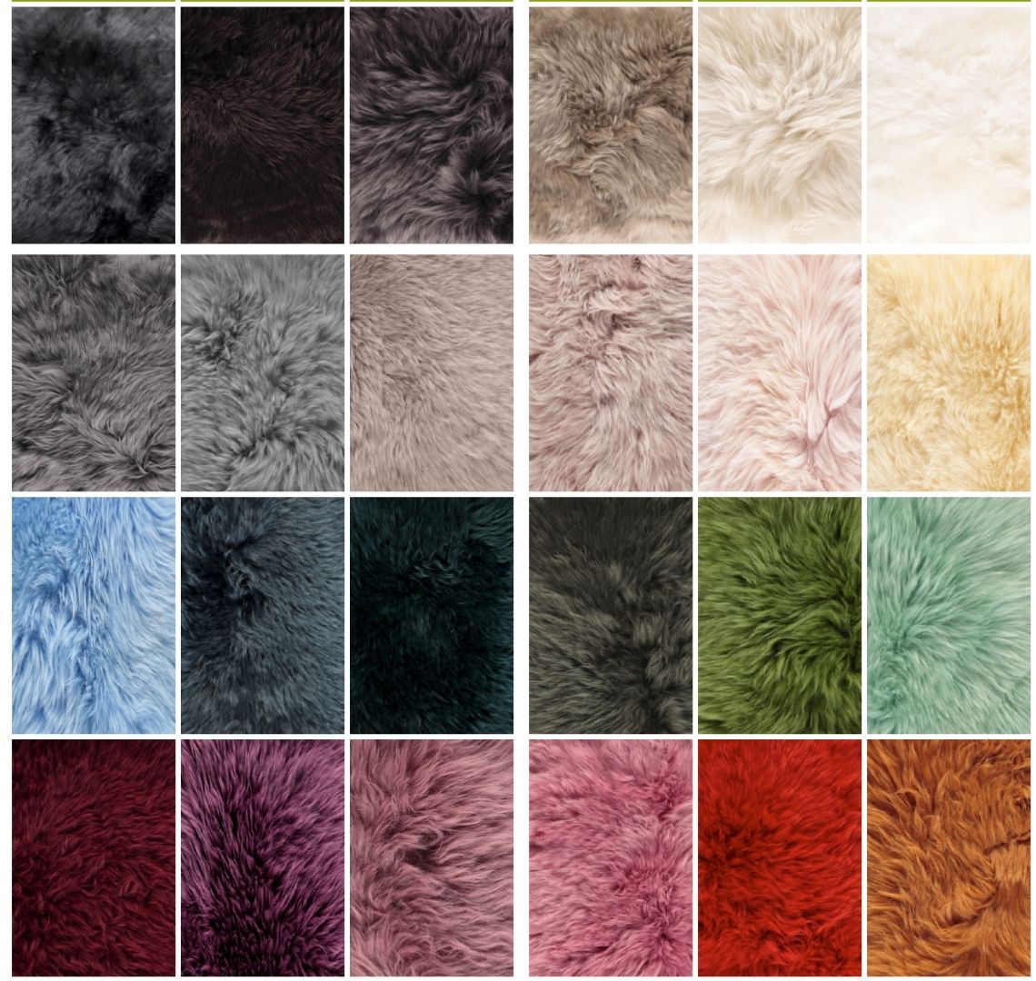 Long Wool Round gólfmotta