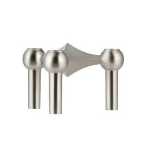Stoff kertastjaki, brushed chrome