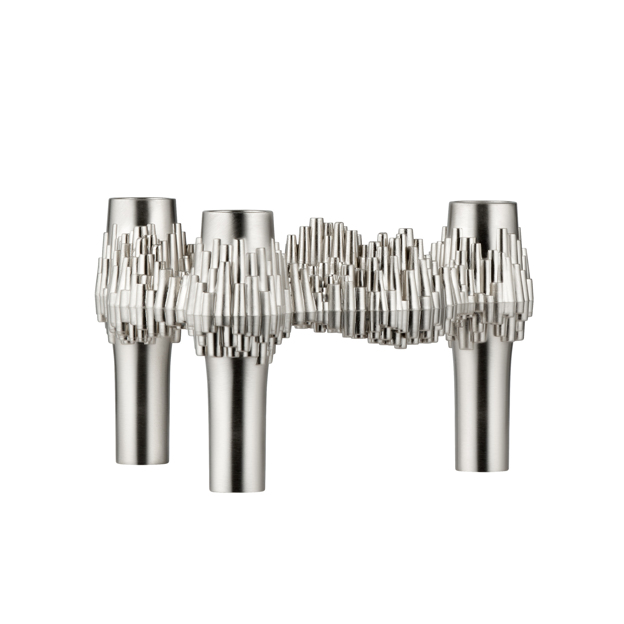 Stoff Quist kertastjaki, brushed chrome