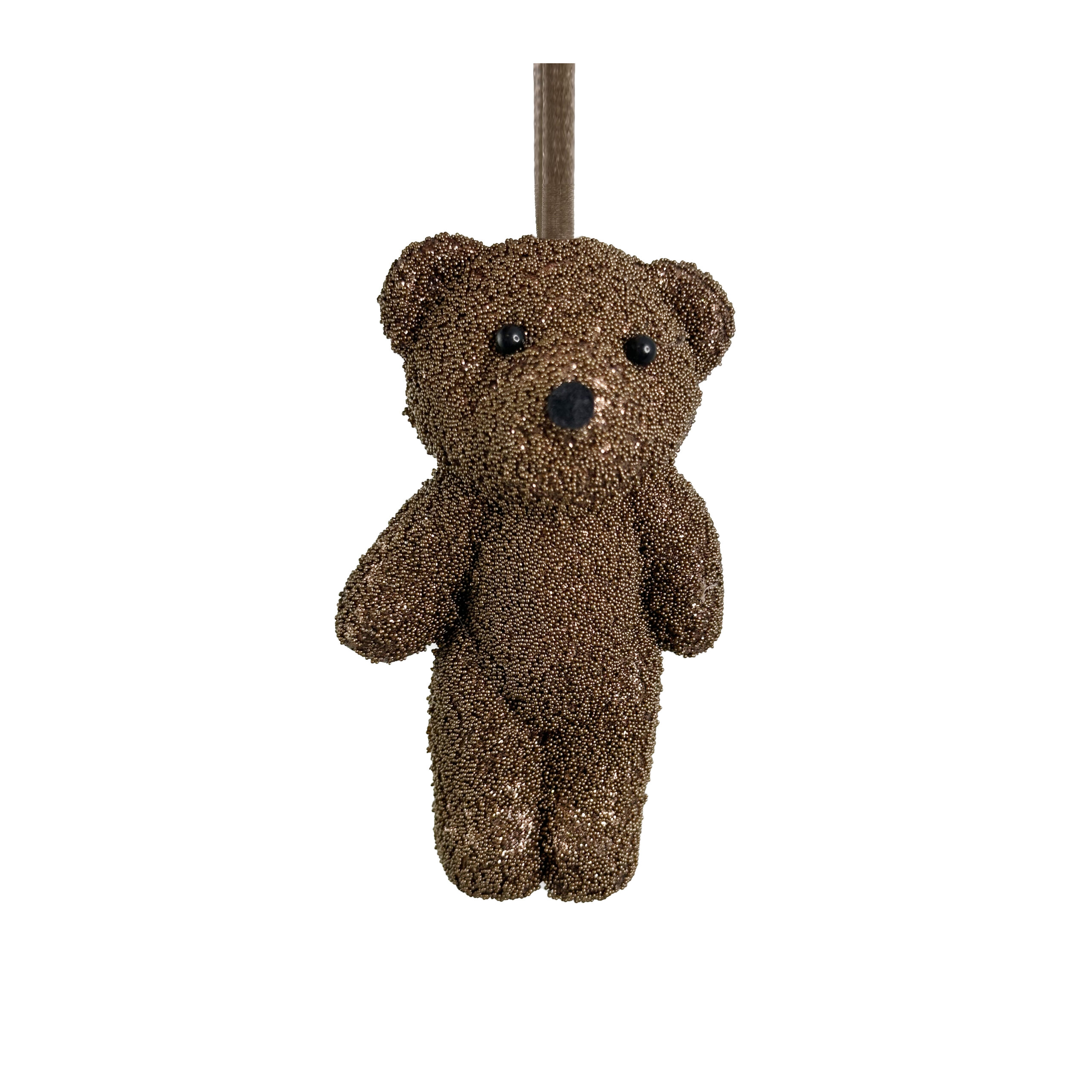 Jólaskraut - Bangsi 11cm, Copper Glitter