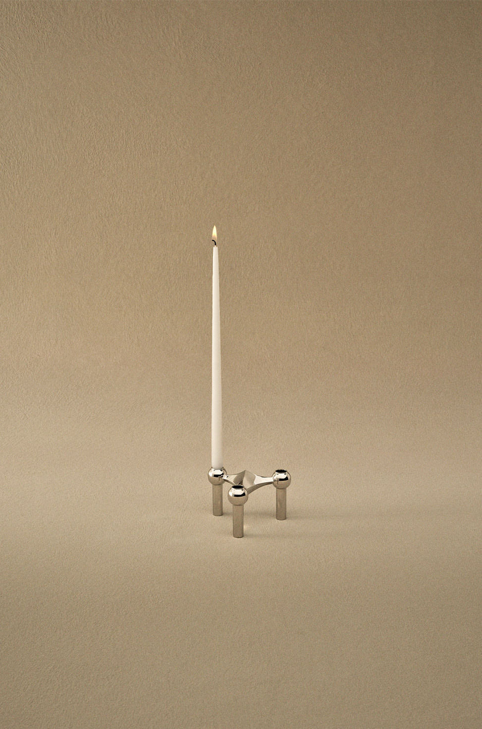 Stoff kertastjaki, chrome